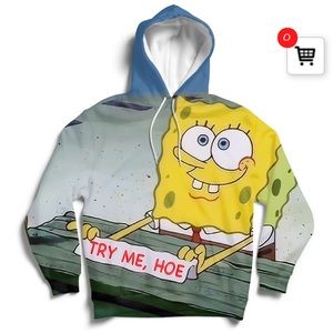 So Scribbly “Try me, hoe” hoodie - UNISEX